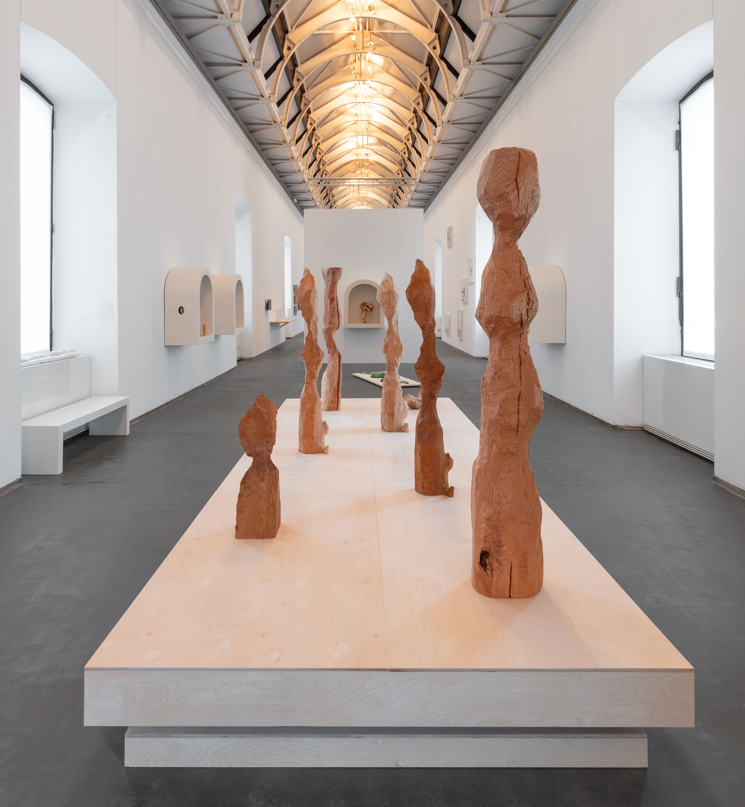 u0022Mutual Aid. Arte in collaborazione con la natura / Art in Collaboration with Natureu0022, installation view